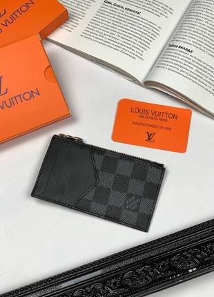 Держатель для карт louis vuitton damier graphite k004