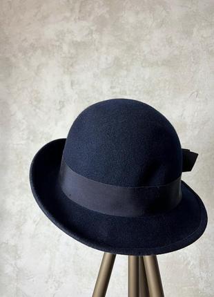 Винтажная фетровая женская шляпа right impression by bill horsman английский винтаж шерстяная шерсть6 фото