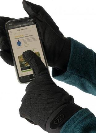 Перчатки водонепроницаемые highlander aqua-tac waterproof gloves black xl (gl095-bk-xl)2 фото