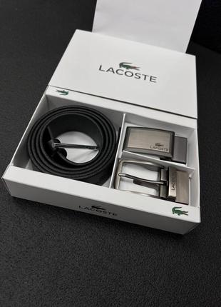 Кожаный ремень lacoste