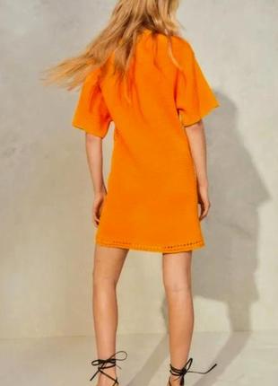 Короткое платье  свободного кроя от h&m2 фото