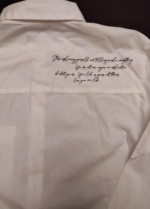 Белоснежная рубашка с длинными рукавами colins, xs6 фото
