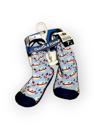Тапочки шкарпетки на хлопчика 24 розмір✨ з гумовою підошвою 💎1 фото