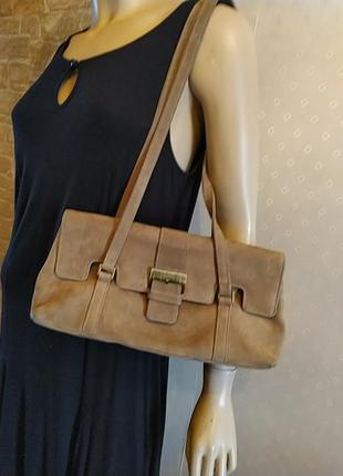 Замшева сумочка клатч