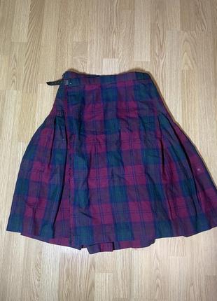 Винтажная юбка шотландка колт9 фото