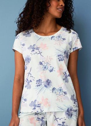 Пижама пижама цветочный узор футболка штаны3 фото