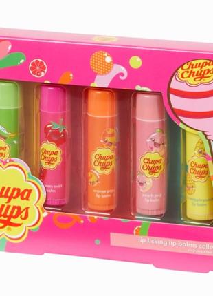 Бальзам для губ chupa chups
5 шт. в наборі з фруктовими ароматами