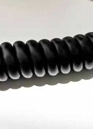 Заколка-пружина на хвост чёрная