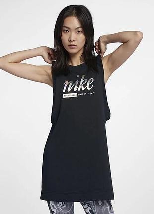 Майка nike metallic tank dress ah9972-010