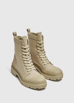 Крутые высокие кеды pull & bear, кед