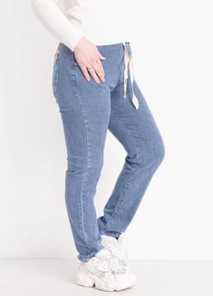 Женские батальные джинсы на резинке3 фото