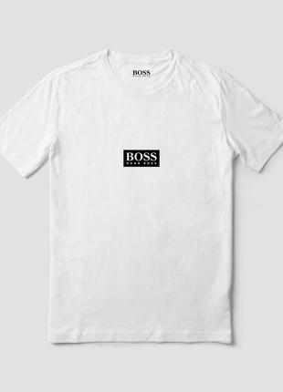 Жіноча футболка оверсайз oversize hugo boss хуго босс біла