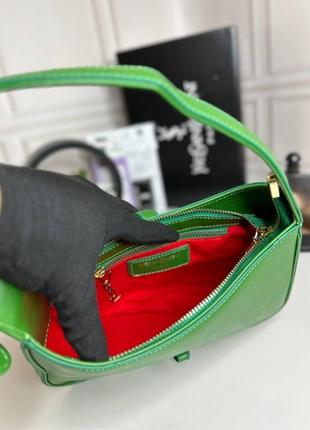Женская сумка yves saint laurent hobo зеленая  wb0553 фото