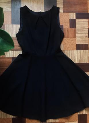Чёрное платье zara