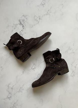 Ботинки just cavalli cowboy ковбой сапоги кожаные