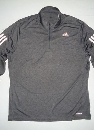 Лонгслив  adidas aeroready 1-4 zip long sleeve 2020г оригинал кофта (xl)