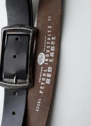 Новый мужской кожаный пояс ремень petrol industries 85см.