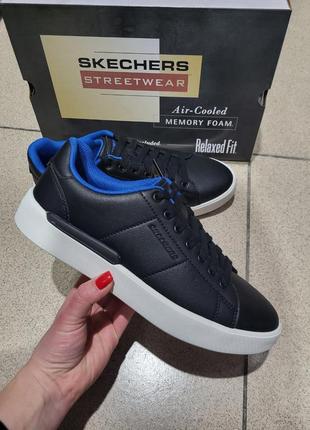 Кеди чоловічі skechers relaxed-fit verloma - bening оригінал