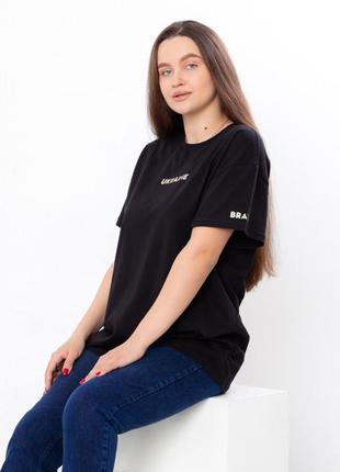 Патриотическая футболкаsignaine, футболка family look, женская черная футболка5 фото