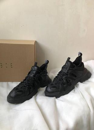 Чорні чоловічі кросівки orbyt descender 2.0 mcq  alexander mcqueen кросовки