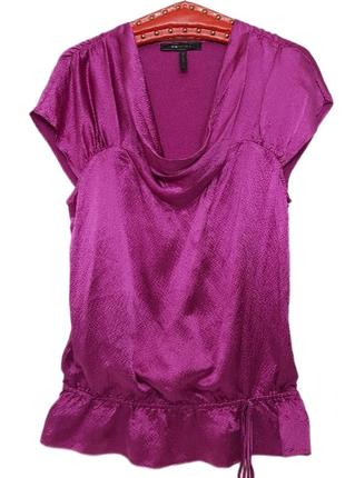Шелк! роскошная блуза bcbg max azria изумительного цвета magenta