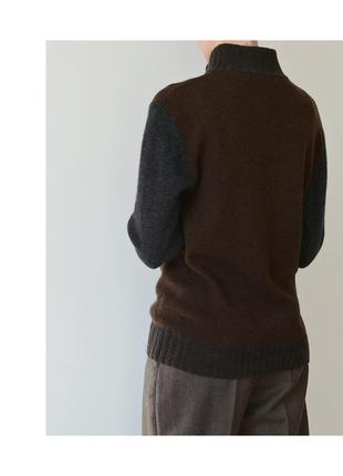 Женский шерстяной свитер. мягкий теплый свитер с горлом шерсть с замком шее толстовка кофта5 фото