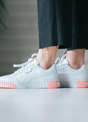 Puma cali white pink5 фото