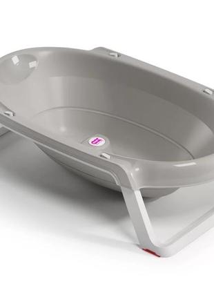 Ванночка дитяча анатомічна ok baby onda slim, колір сірий (38952300)
