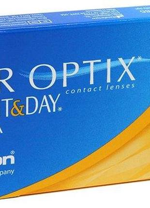 Контактные линзы air optix night&day aqua (упаковка 3 шт) (+6.0...-10.0) 1 месяц  8,4   8,6