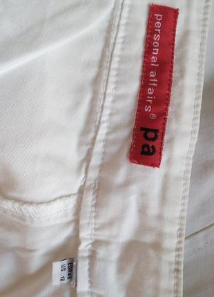 Белые хлопковые брюки,personal affairs, р. 125 фото