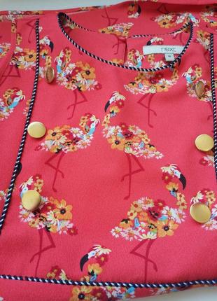 Красивая блуза топ фламинго7 фото