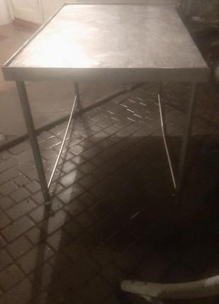 Металевий стіл неіржавка сталь часів ссер
