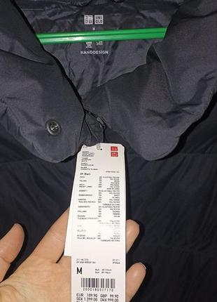 Куртка пуховик uniqlo m черная новая3 фото