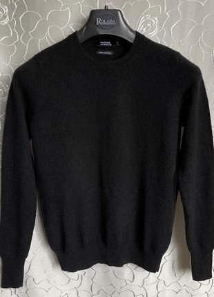 Натуральный 100% мягкий кашемир легкий свитер пуловер джемпер черный шерсть galeries lafayette cos uniqlo2 фото