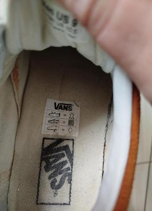 Кожаные мужские кеды vans замш натуральные7 фото