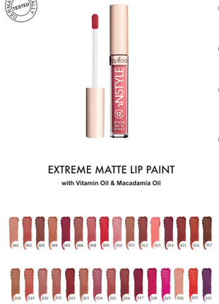 Рідка матова помада для губ topface instyle matte lip paint, 002, 3.5 мл