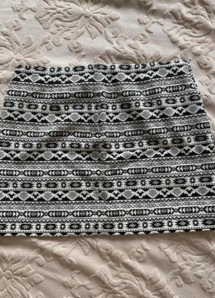 Мини юбка h&m2 фото