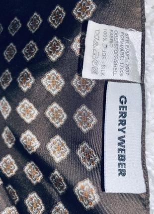 Шикарный шелковый платок бренд gerry weber5 фото