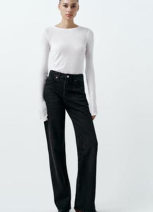 Джинси zara wide-leg