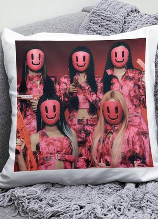 Декоративна подушка плюшева подарунок з принтом kpop (g)i-dle
