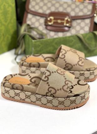 Тапки gucci полномерные