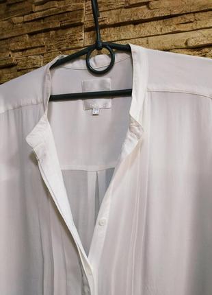 Шикарна білосніжна блузка / найтонша віскоза3 фото