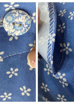 Стильная котоновая юбка на запах3 фото