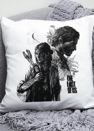 Декоративна подушка плюшевий подарунок з принтом the last of us
