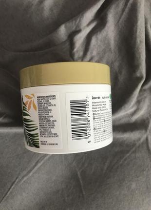 Зволожуюча маска для волосся inecto coconut miracle hair mask / маска з кокосовою олією для волосся з2 фото