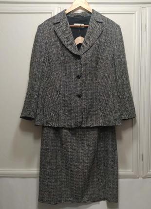 Костюм, пиджак, юбка, от gerry weber, букле1 фото