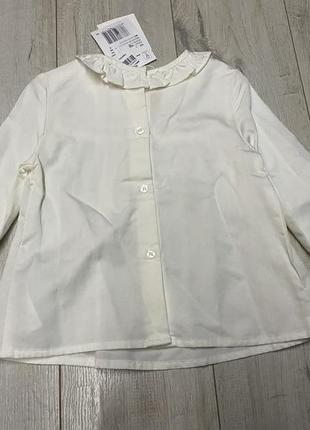 Блуза (рубашка) mymini chicco 86р. (18мес)7 фото