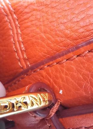 Сумка клатч кожаная dkny