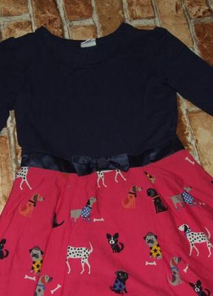 Нарядное платье девочке котон вискоза 8 лет4 фото