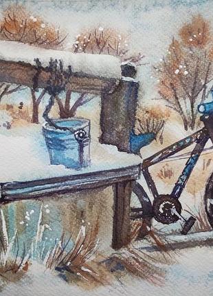 Картина акварель